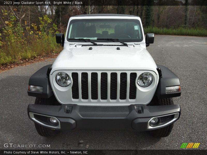 Bright White / Black 2023 Jeep Gladiator Sport 4x4