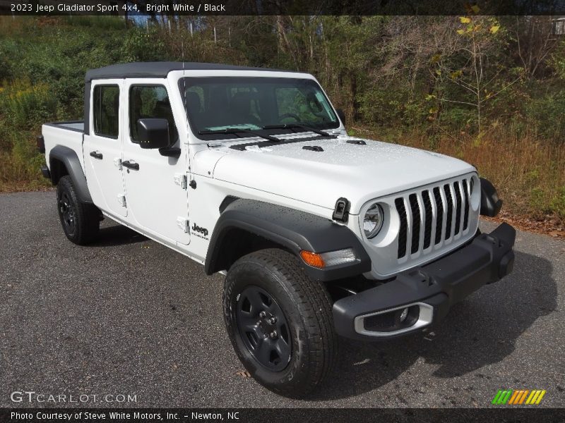 Bright White / Black 2023 Jeep Gladiator Sport 4x4