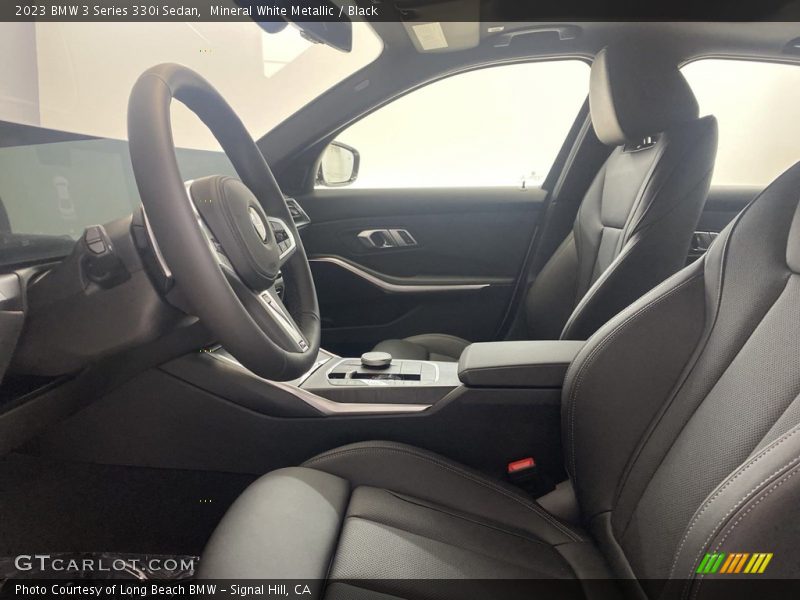 Mineral White Metallic / Black 2023 BMW 3 Series 330i Sedan