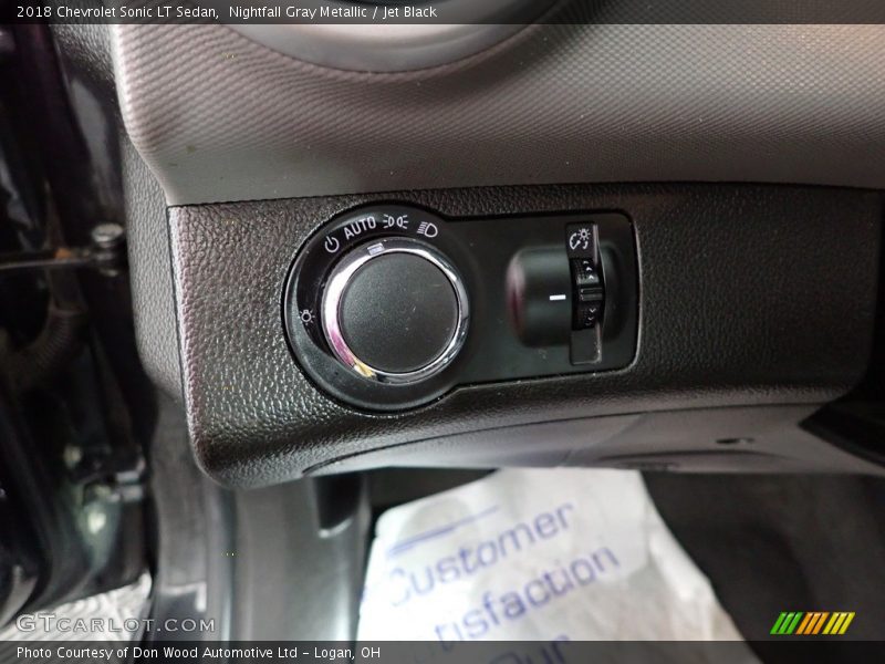 Nightfall Gray Metallic / Jet Black 2018 Chevrolet Sonic LT Sedan