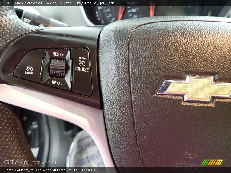 Nightfall Gray Metallic / Jet Black 2018 Chevrolet Sonic LT Sedan