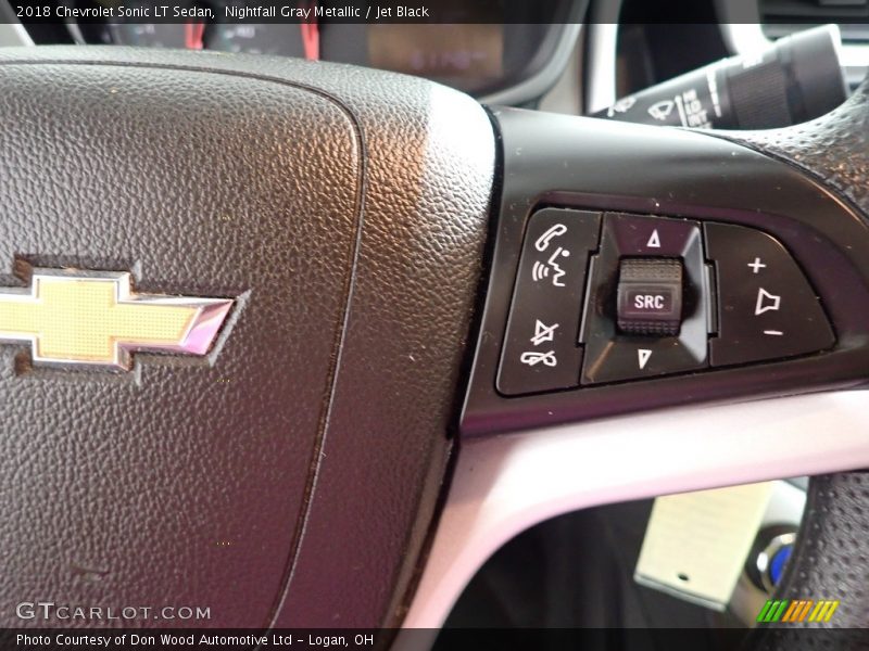 Nightfall Gray Metallic / Jet Black 2018 Chevrolet Sonic LT Sedan