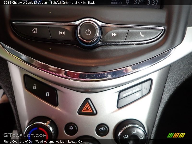 Nightfall Gray Metallic / Jet Black 2018 Chevrolet Sonic LT Sedan