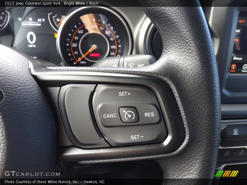 Bright White / Black 2023 Jeep Gladiator Sport 4x4