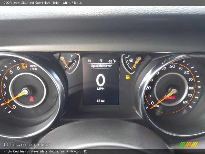 Bright White / Black 2023 Jeep Gladiator Sport 4x4