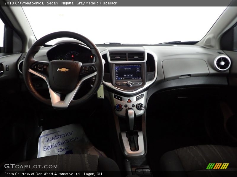 Nightfall Gray Metallic / Jet Black 2018 Chevrolet Sonic LT Sedan