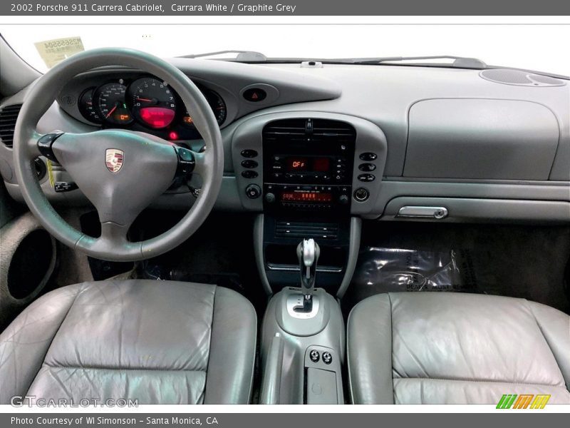  2002 911 Carrera Cabriolet Graphite Grey Interior