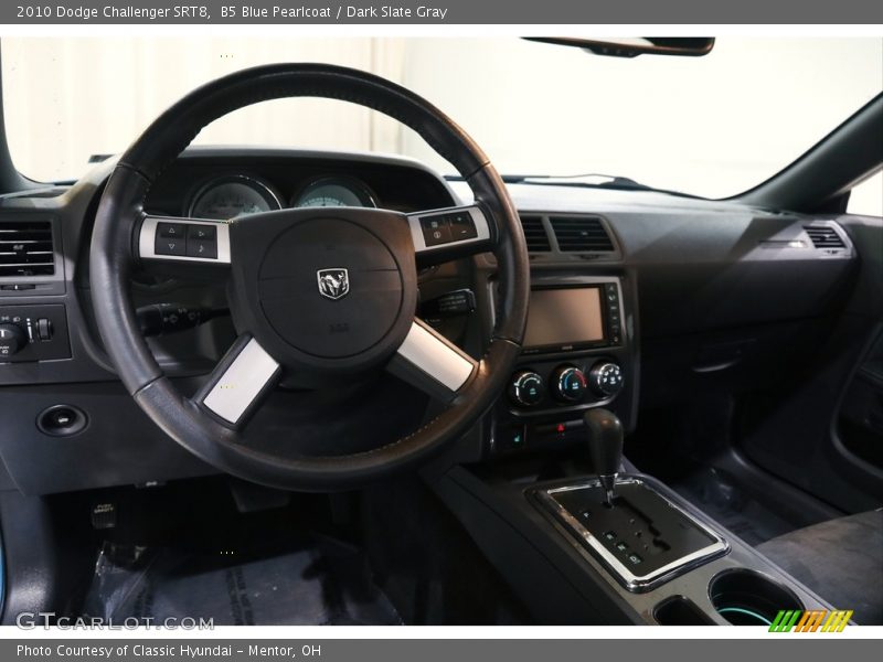 B5 Blue Pearlcoat / Dark Slate Gray 2010 Dodge Challenger SRT8