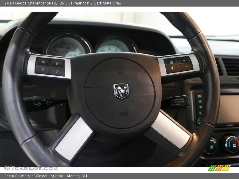 B5 Blue Pearlcoat / Dark Slate Gray 2010 Dodge Challenger SRT8