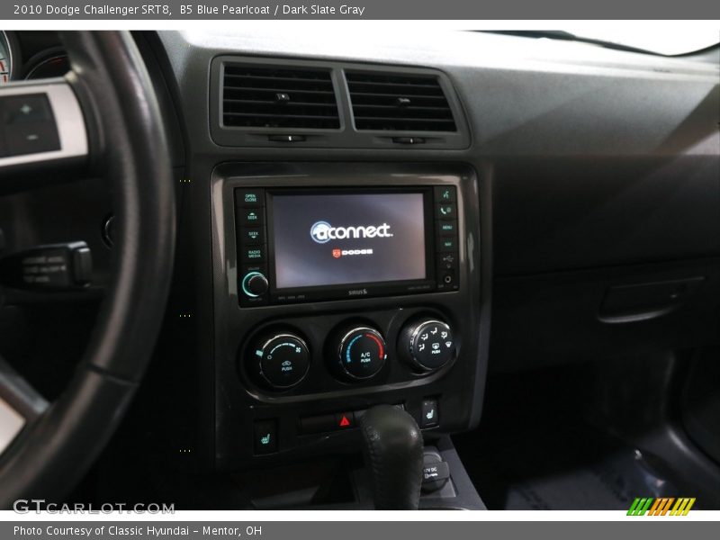 B5 Blue Pearlcoat / Dark Slate Gray 2010 Dodge Challenger SRT8