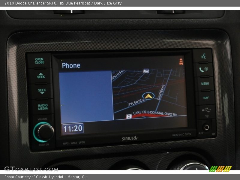 B5 Blue Pearlcoat / Dark Slate Gray 2010 Dodge Challenger SRT8