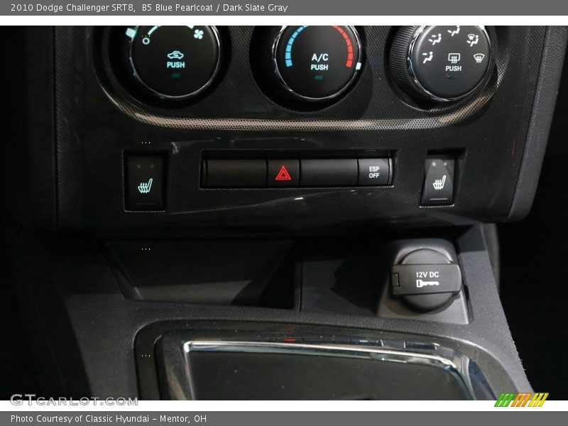 B5 Blue Pearlcoat / Dark Slate Gray 2010 Dodge Challenger SRT8