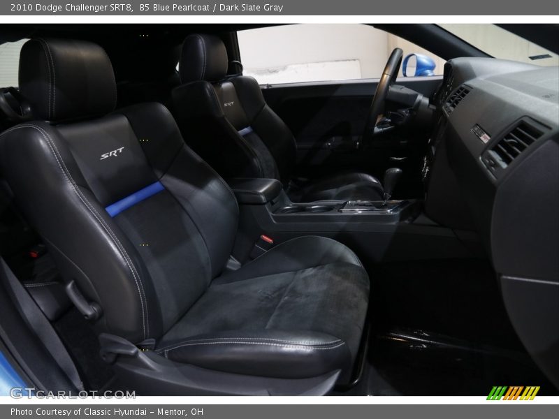 B5 Blue Pearlcoat / Dark Slate Gray 2010 Dodge Challenger SRT8