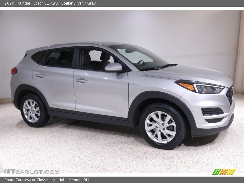 Stellar Silver / Gray 2020 Hyundai Tucson SE AWD