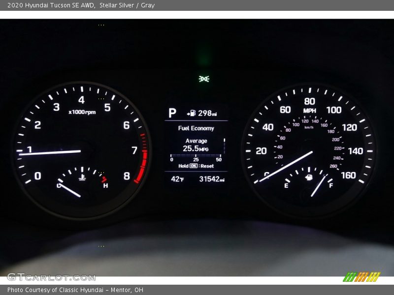 Stellar Silver / Gray 2020 Hyundai Tucson SE AWD