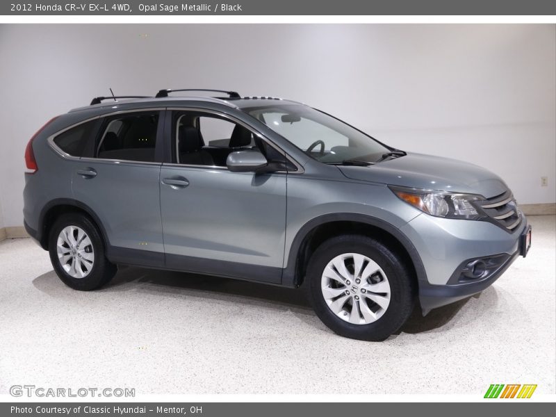 Opal Sage Metallic / Black 2012 Honda CR-V EX-L 4WD