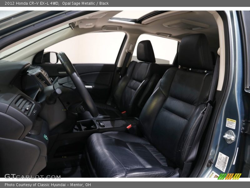 Opal Sage Metallic / Black 2012 Honda CR-V EX-L 4WD