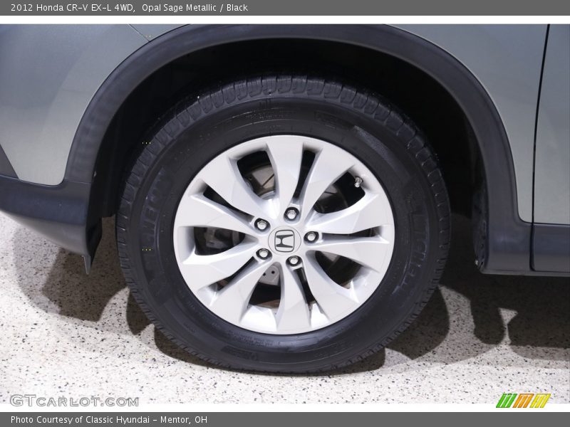 Opal Sage Metallic / Black 2012 Honda CR-V EX-L 4WD