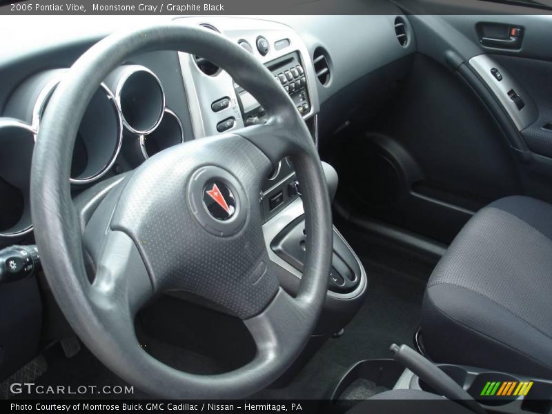 Moonstone Gray / Graphite Black 2006 Pontiac Vibe