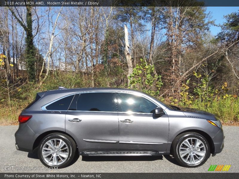 Modern Steel Metallic / Ebony 2018 Acura MDX AWD