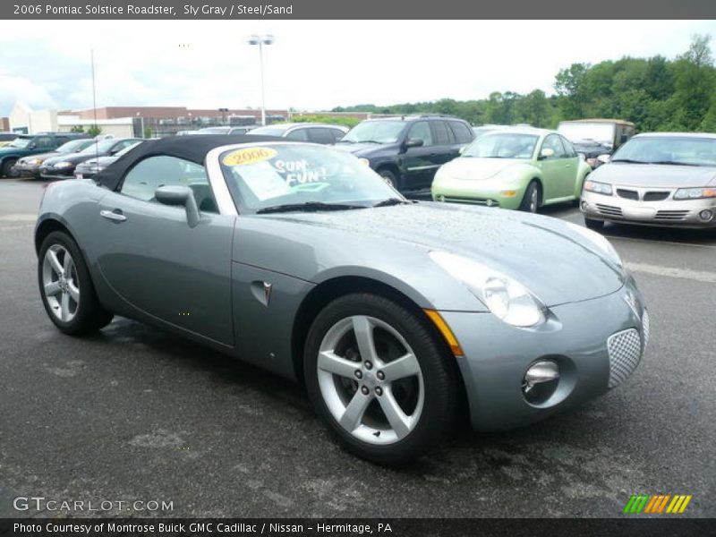 Sly Gray / Steel/Sand 2006 Pontiac Solstice Roadster