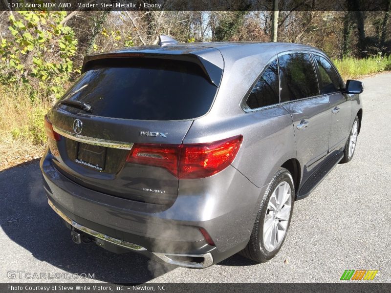 Modern Steel Metallic / Ebony 2018 Acura MDX AWD