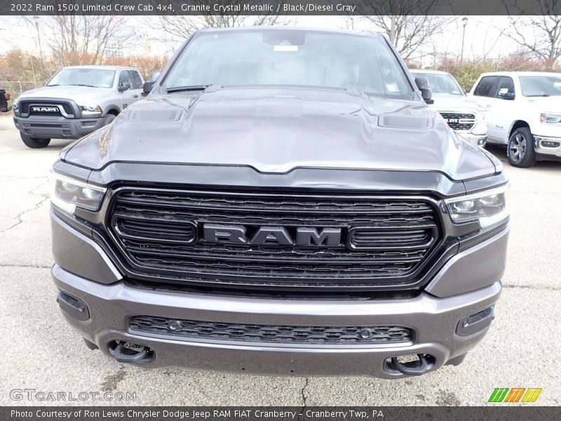 Granite Crystal Metallic / Black/Diesel Gray 2022 Ram 1500 Limited Crew Cab 4x4