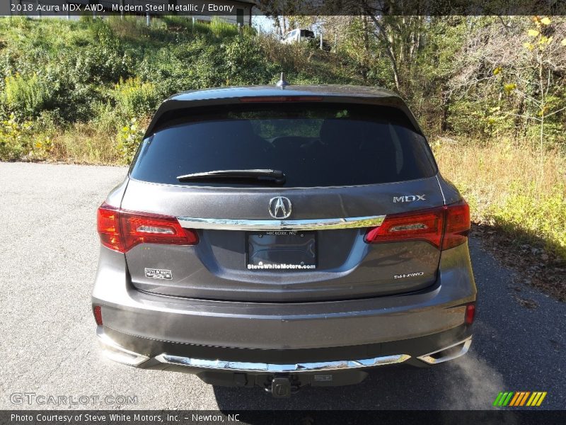 Modern Steel Metallic / Ebony 2018 Acura MDX AWD