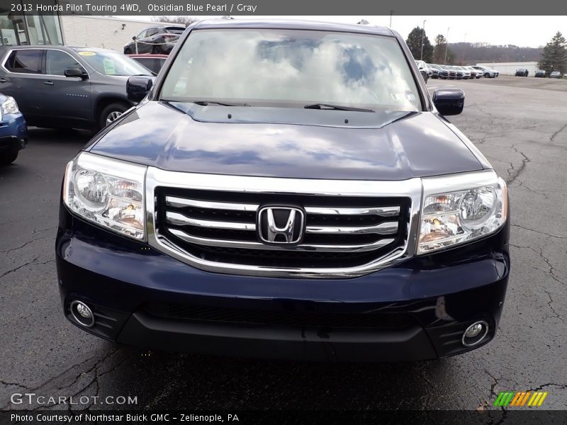 Obsidian Blue Pearl / Gray 2013 Honda Pilot Touring 4WD