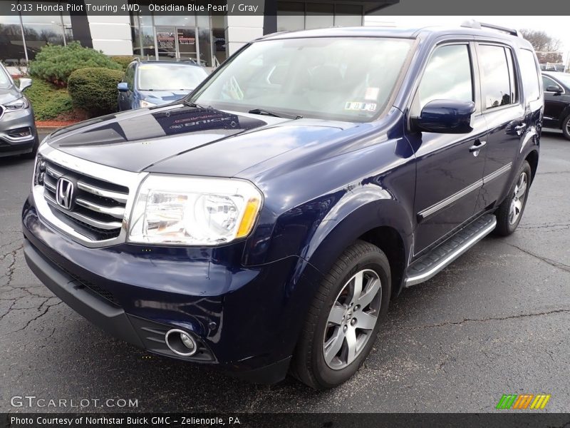 Obsidian Blue Pearl / Gray 2013 Honda Pilot Touring 4WD
