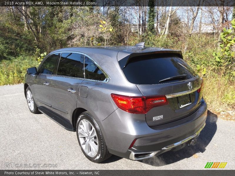 Modern Steel Metallic / Ebony 2018 Acura MDX AWD