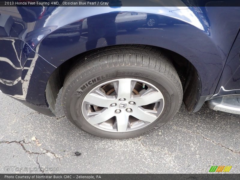 Obsidian Blue Pearl / Gray 2013 Honda Pilot Touring 4WD