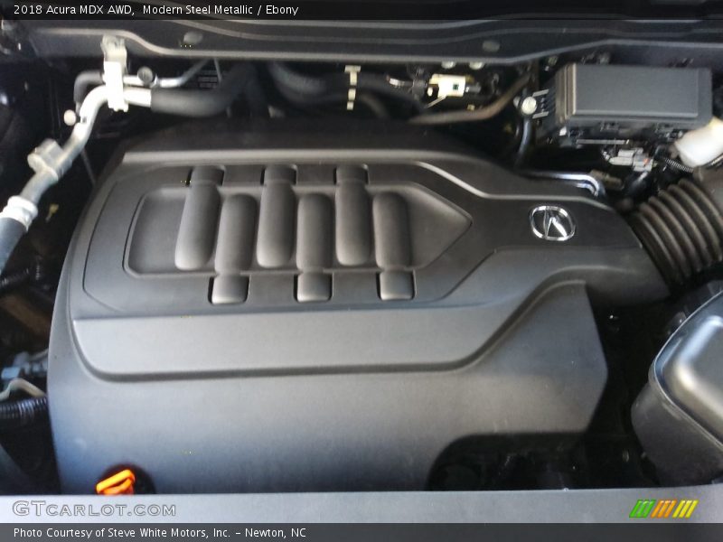 Modern Steel Metallic / Ebony 2018 Acura MDX AWD