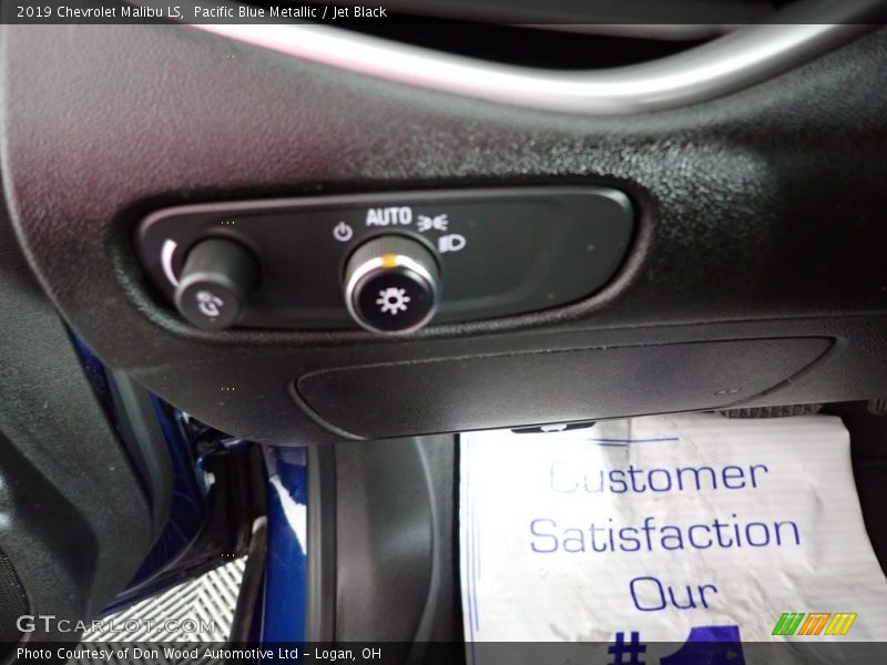 Pacific Blue Metallic / Jet Black 2019 Chevrolet Malibu LS