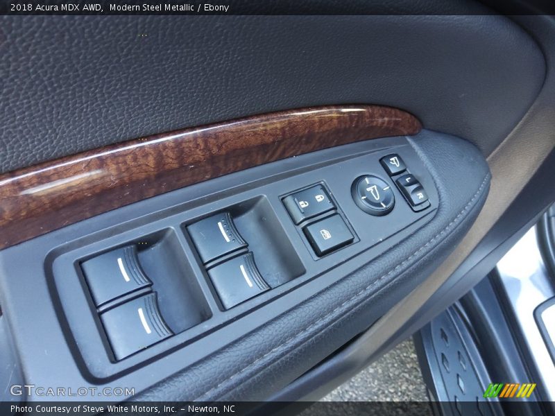Modern Steel Metallic / Ebony 2018 Acura MDX AWD