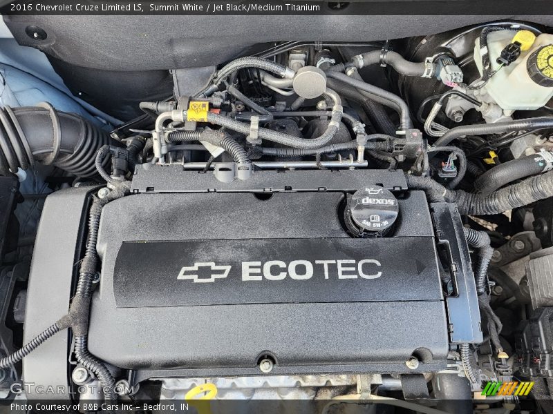 Summit White / Jet Black/Medium Titanium 2016 Chevrolet Cruze Limited LS