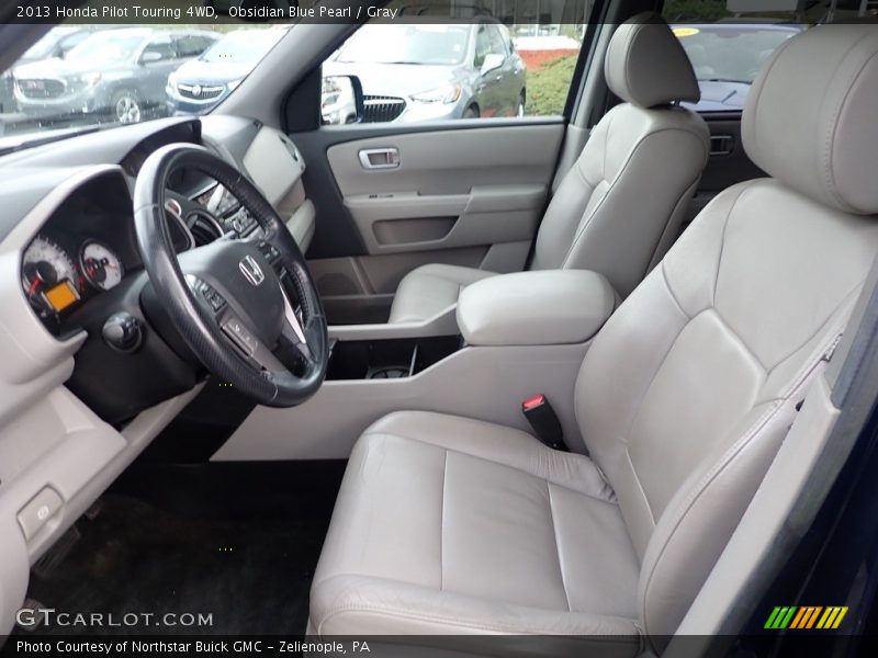 Obsidian Blue Pearl / Gray 2013 Honda Pilot Touring 4WD