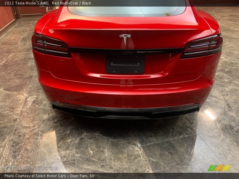 Red Multi-Coat / Black 2022 Tesla Model S AWD