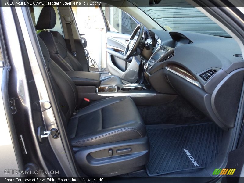 Modern Steel Metallic / Ebony 2018 Acura MDX AWD