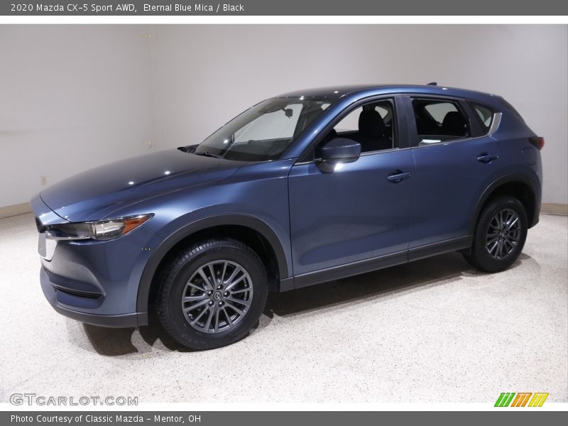 Eternal Blue Mica / Black 2020 Mazda CX-5 Sport AWD