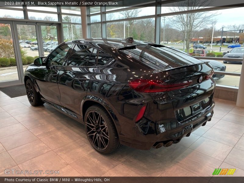  2023 X6 M  Black Sapphire Metallic