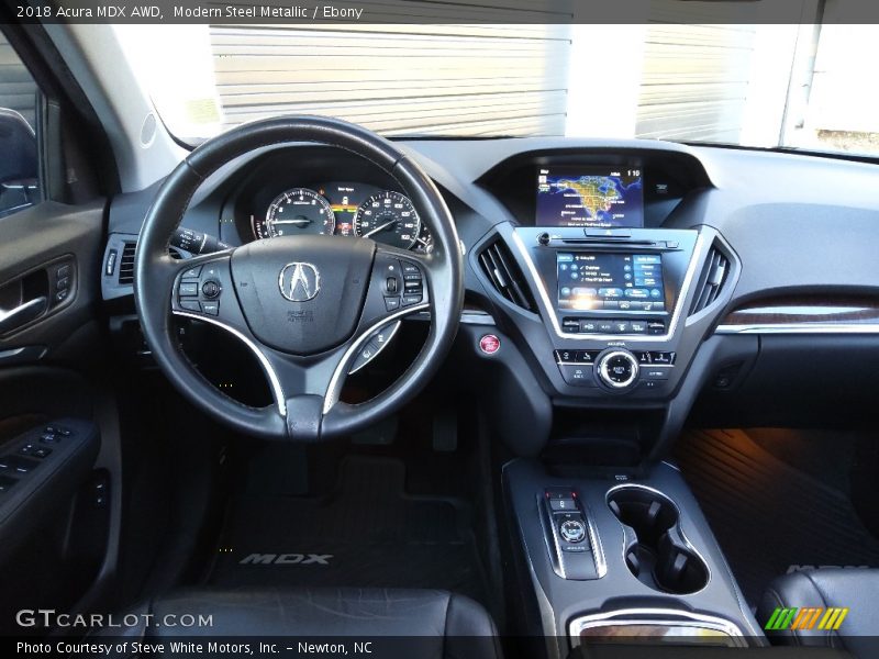 Modern Steel Metallic / Ebony 2018 Acura MDX AWD