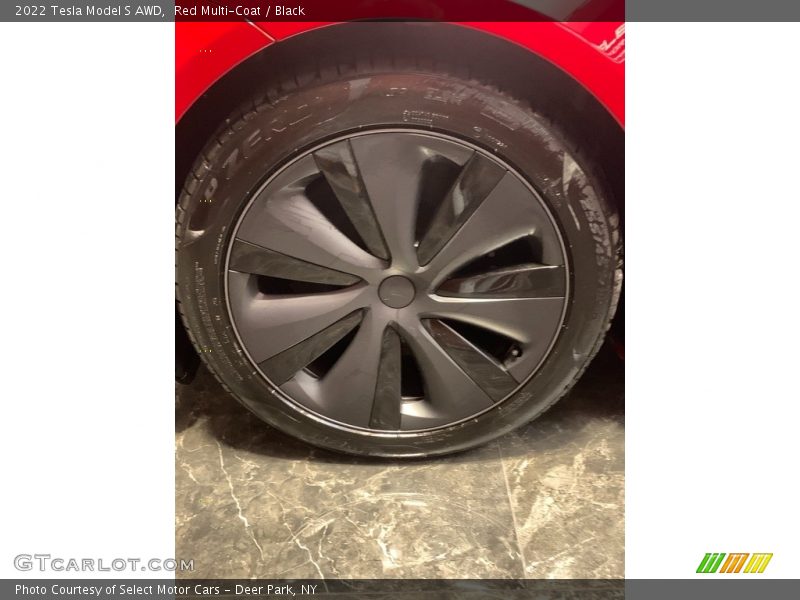Red Multi-Coat / Black 2022 Tesla Model S AWD