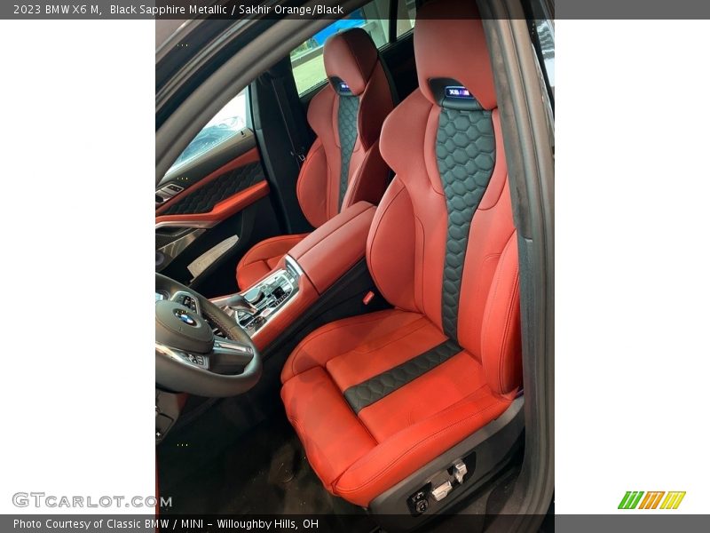  2023 X6 M  Sakhir Orange/Black Interior