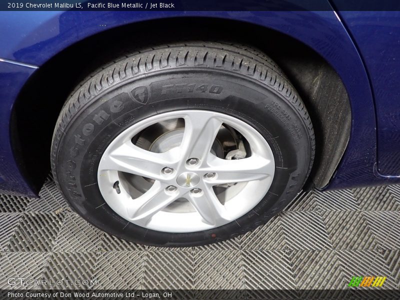 Pacific Blue Metallic / Jet Black 2019 Chevrolet Malibu LS