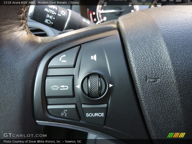 Modern Steel Metallic / Ebony 2018 Acura MDX AWD