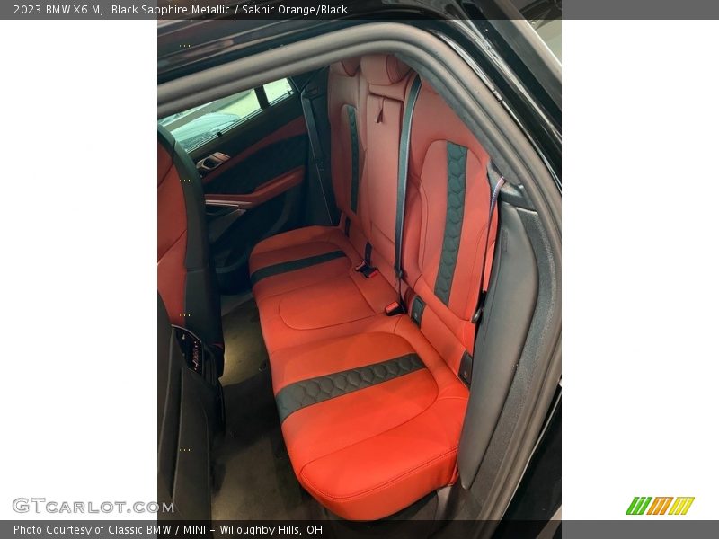 Rear Seat of 2023 X6 M 