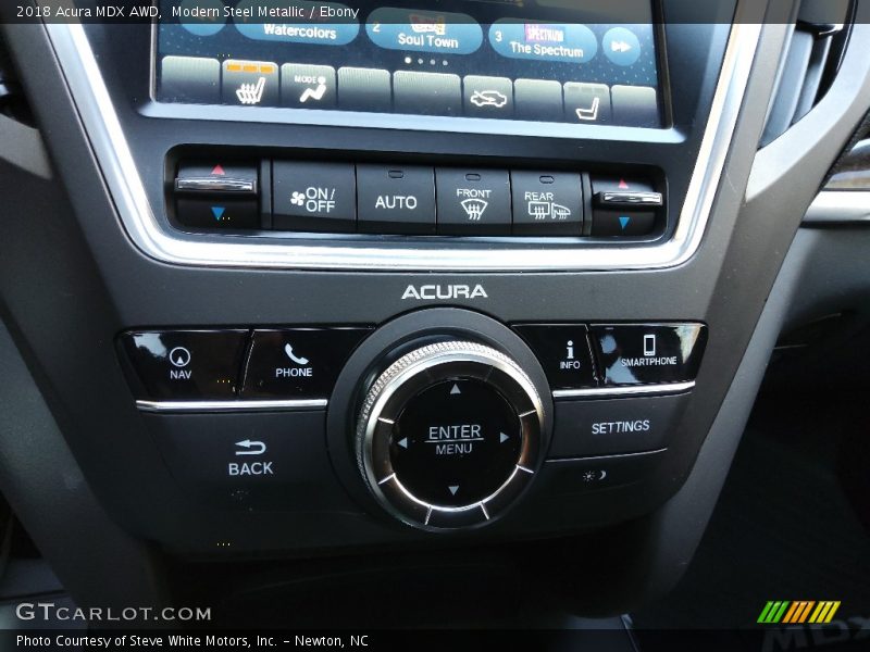 Modern Steel Metallic / Ebony 2018 Acura MDX AWD