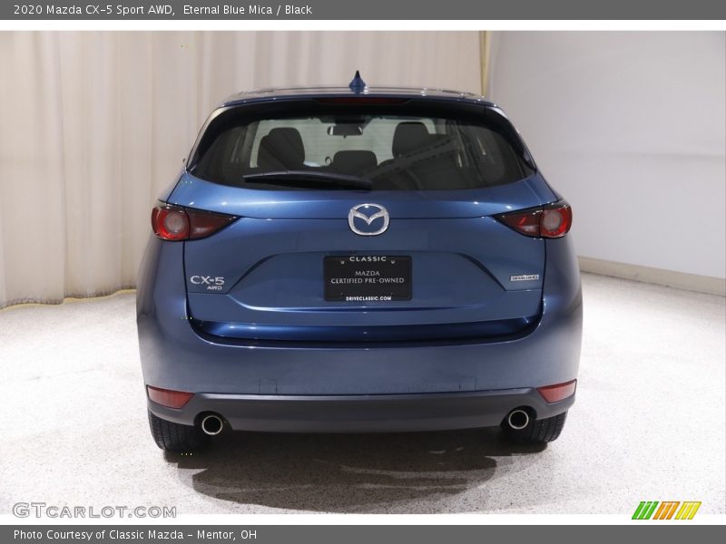 Eternal Blue Mica / Black 2020 Mazda CX-5 Sport AWD