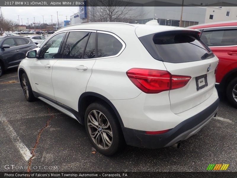 Alpine White / Black 2017 BMW X1 xDrive28i